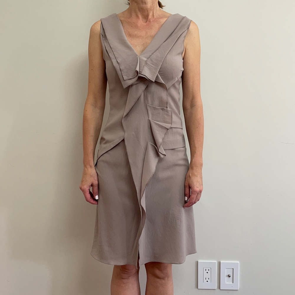 Beige BCBG dress, sz small